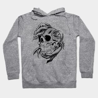 Black Skull Hoodie